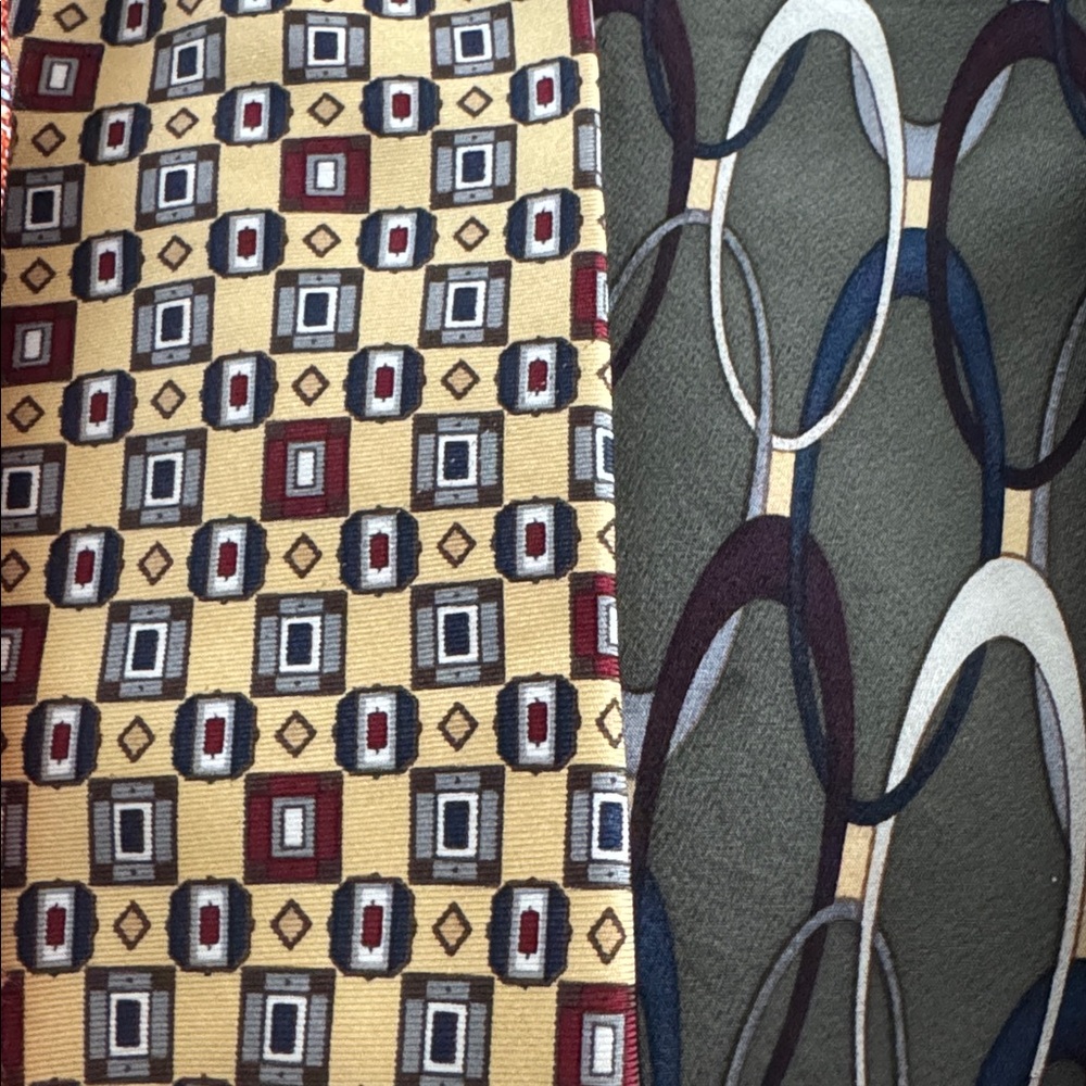 Assorted Patterned Ties Set Lot 7 - image 3